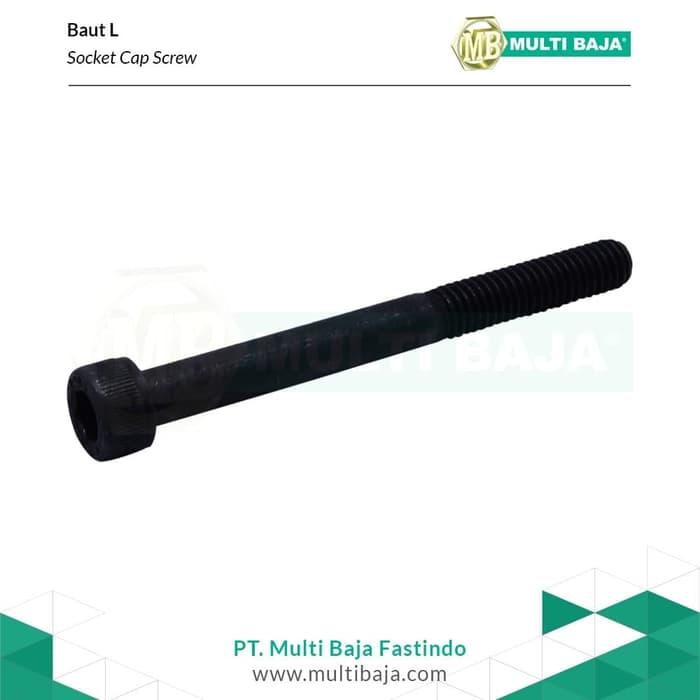 Gambar Baut L Baja 12.9 M6 x 65 HT (Socket cap screw) dari Multi Baja Kota Administrasi Jakarta Barat Tokopedia