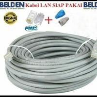 Gambar Belden UTP Cable LAN Cat.5e + konektor + plugboot @ 30 Mtr dari Electric Network Communication Kota Administrasi Jakarta Pusat 1 Tokopedia