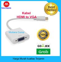 Gambar KABEL HDMI HDMI TO VGA CONVERTER CABLE ADAPTER dari Mutiara Computindo Kab. Bekasi 2 Tokopedia