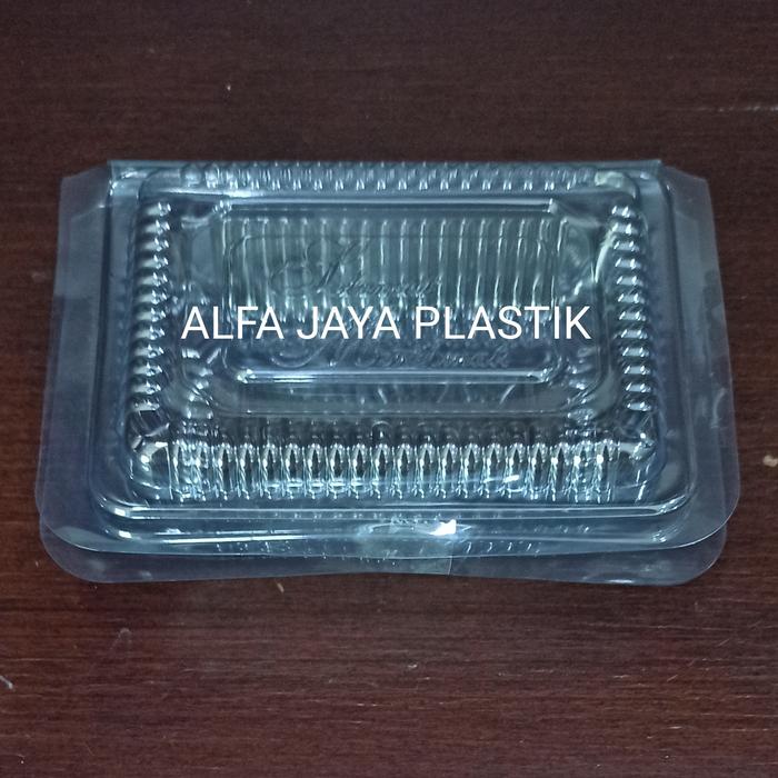 Gambar mika box 5X / snack / kue kering / kue basah dari Alfa Jaya Plastik Kota Bandung Tokopedia