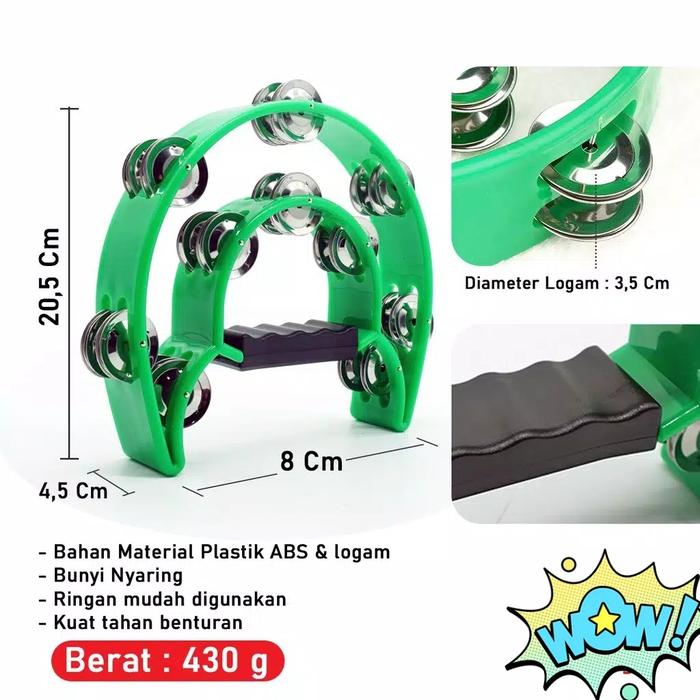 Gambar Kecrek Tamborine Single Viber Original Dm dari Sc sport equipment Kab. Sumedang Tokopedia