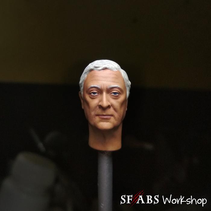 Gambar Alfred Pennyworth Nolan Ver. (Michael Caine) | 1/12 Scale Head Sculpt dari SFABS Workshop Kota Surabaya Tokopedia