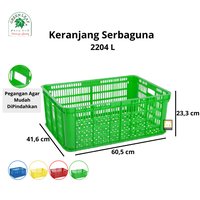 Gambar Container / Keranjang Industri Sebaguna 2204 L Green Leaf dari Yellow90 OnlineShop Kota Administrasi Jakarta Utara 4 Tokopedia
