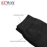 Gambar Kaos Kaki Sekolah Hitam Polos - ELWAY - XBL21-22 dari ELWAY socks Jakarta Utara 3 Tokopedia