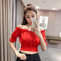 Gambar FASHION WANITA SABRINA BLOUSE KOREAN MURAH BAHAN IMPORT dari sims shop Jakarta Barat 4 Tokopedia