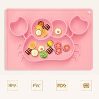 Gambar PIRING ANAK SILICONE PLATE OR-303 KARAKTER KEPITING dari Ollahomeliving Kota Bogor 4 Tokopedia