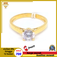 Gambar cincin emas kuning asli 700-model simpel 04 dari New Berlian jewellery Kota Tangerang Selatan 1 Tokopedia