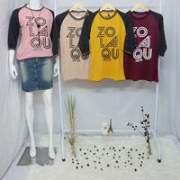 Gambar KAOS oblong wanita model KIMONO,lengan 3/4, ARZ08_E dari vellnickshop Jakarta Barat 1 Tokopedia