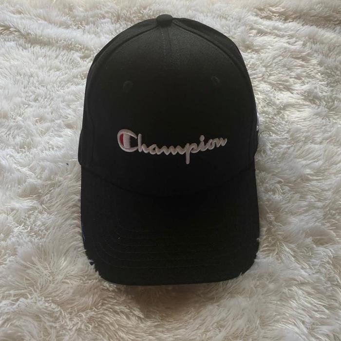Gambar Champion Cap Black original dari @tokyoarchive Kab. Badung Tokopedia