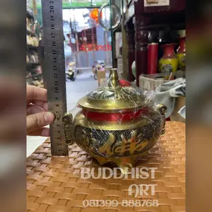 Hiulo Tempat Bakar Dupa Kerucut/ Cinglo Tembaga Super besar