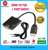 Gambar CONVERTER HDMI TO VGA DENGAN JACK AUDIO dari Mutiara Computindo Kab. Bekasi 3 Tokopedia