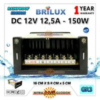 Gambar BRILUX RAINPROOF OUTDOOR TRAVO DC 12V 12.5A 150W GARANSI 1 TAHUN - GR3 dari Mitra Glodok LED Kota Administrasi Jakarta Selatan 2 Tokopedia