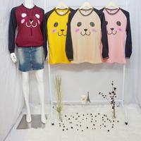 Gambar KAOS oblong wanita model KIMONO,lengan panjang,ARZ07_B dari vellnickshop Jakarta Barat 1 Tokopedia
