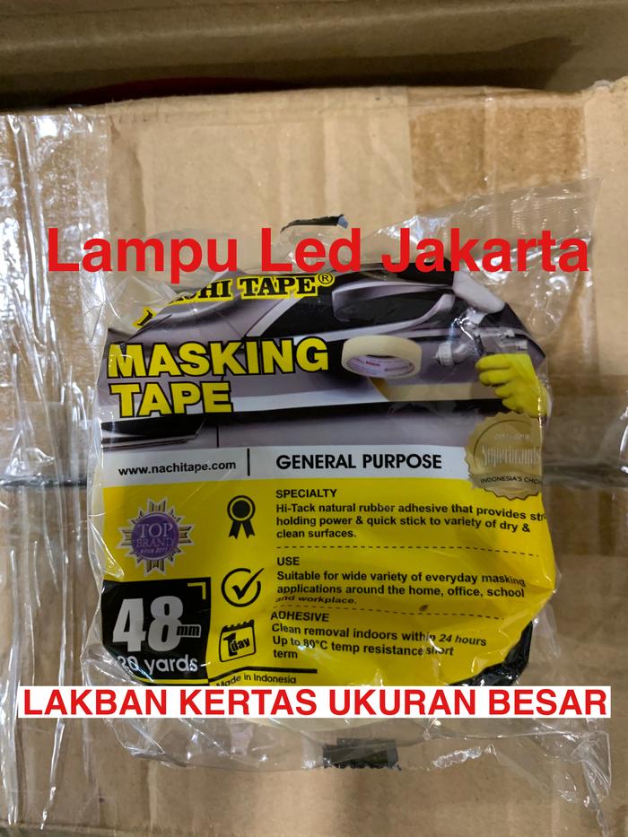 Gambar LAKBAN KERTAS UKURAN BESAR. Kualitas bagus dari Lampu Led Jakarta Kota Administrasi Jakarta Pusat Tokopedia