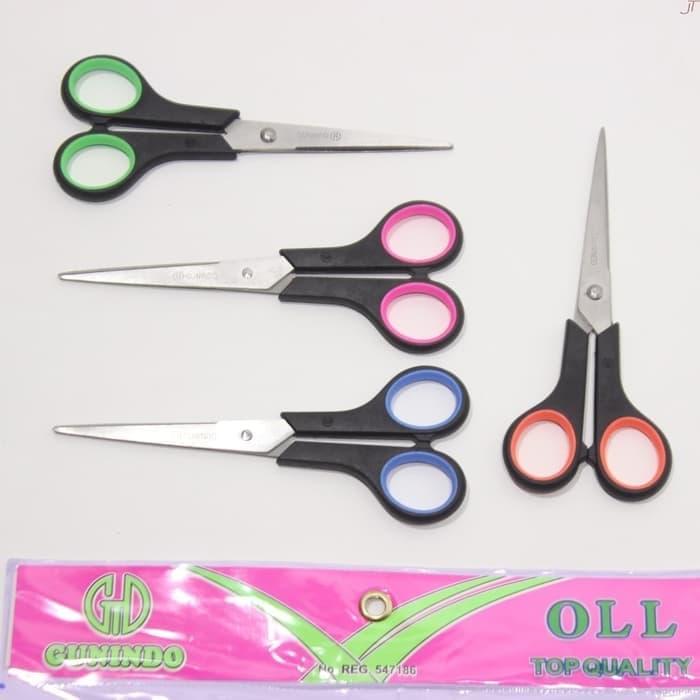Gambar Gunting Besar Gunindo OLL (12pcs) dari main stationery Kota Administrasi Jakarta Barat Tokopedia