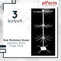 Gambar Rak Putar Display Matahari 3 susun Besi Tebal Impor Kokoh dari Pifacia Kab. Sidoarjo 1 Tokopedia