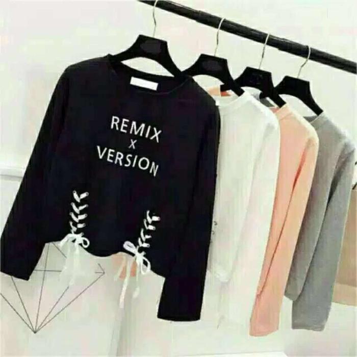 Gambar TKOPPA _KAOS CROP REMIX VERSION TERBARU dari TKOPPA Jakarta Utara Tokopedia
