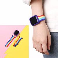 Gambar Silicone Case + Strap Rainbow Apple Watch Size 38mm/40mm/42mm/44mm dari Tokoaccboss Jakarta Barat 4 Tokopedia