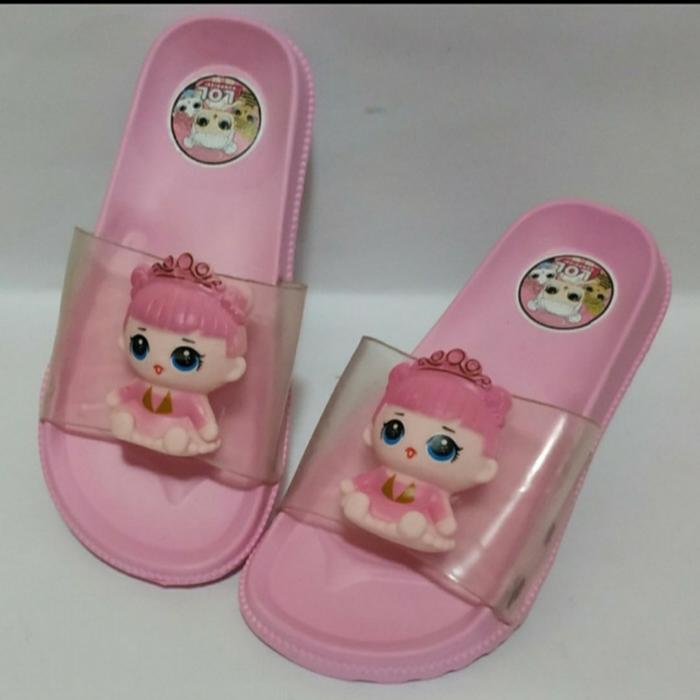 Gambar Sandal slop anak perempuan S24-35 LOL dari kkgrosir Kota Tangerang Tokopedia