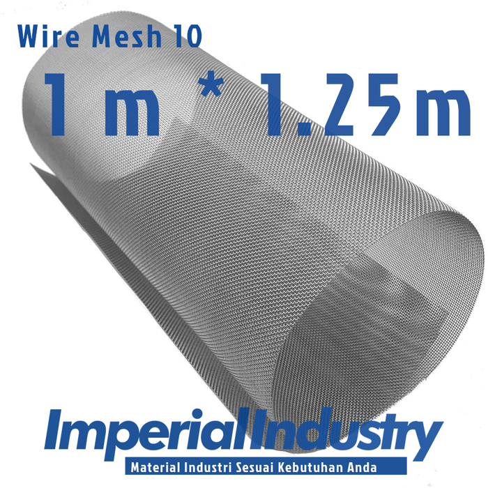 Gambar WIRE MESH #10 STAINLESS STEEL SS304 (SARINGAN KAWAT MESH) JAKARTA dari Imperial Industry Kota Administrasi Jakarta Barat Tokopedia