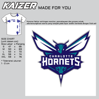 Gambar KAIZER ST-0113 Kaos Charlote Hornets Logo - Sports - NBA dari UniTee Official Jakarta Selatan 2 Tokopedia