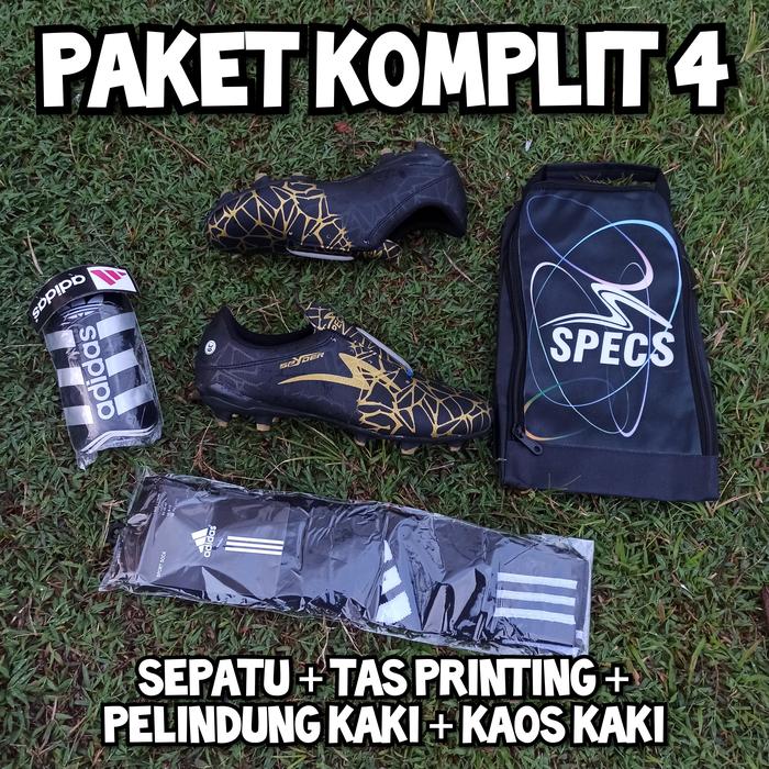 Gambar PAKET KOMPLIT SEPATU BOLA SPECS SPYDER GRADE ORIGINAL dari sepatuonlineid Kab. Boyolali Tokopedia
