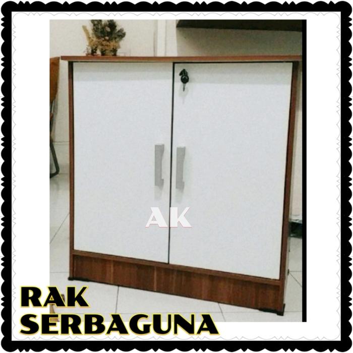 Gambar Rak Buku - Rak Dapur - Rak Serbaguna 2 Pintu dengan Kunci dari akfurnishop Kota Administrasi Jakarta Timur Tokopedia