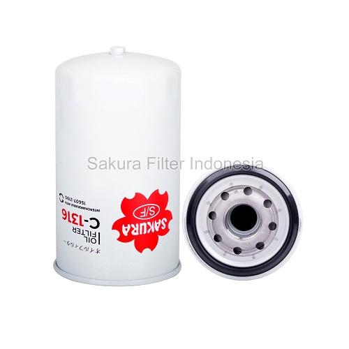 Gambar Filter Oli Hino FM 260 TI, 235, Selega (2014, 2017) Sakura C-1316 dari Sakura Filter Indonesia Kab. Tangerang Tokopedia