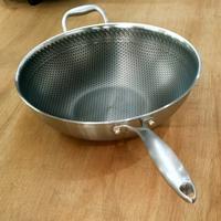 Gambar Frying Pan stainless steel/Wok Pan stainless steel 34cm anti lengket dari dapurstainless89 Kota Administrasi Jakarta Barat 1 Tokopedia