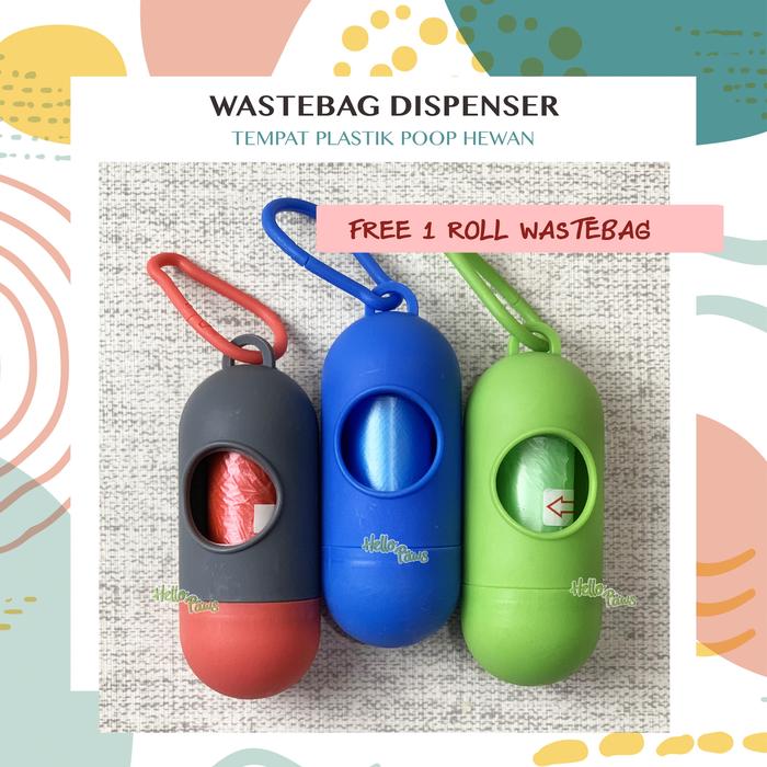 Gambar Poop Bag Dispenser / Tempat Plastik Poop Hewan Anjing Kucing dari Hellopaws.id Kota Administrasi Jakarta Utara Tokopedia