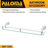 Gambar PALOMA BAP 1509 Rak Kaca Tempat Sabun Glass Shelf Dinding Kamar Mandi dari GERAI KUNCI KERAN HARDWARE Kota Administrasi Jakarta Timur 1 Tokopedia