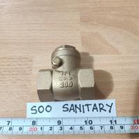 Gambar Check Valve 3/4" Perruno Kuningan - Tabo Klep dari Soo Sanitary Kota Semarang 1 Tokopedia