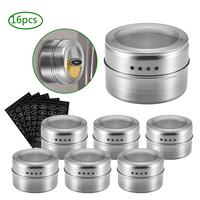 Gambar Tempat Bumbu Makanan Magnetic Spice Jar Storage Container C121 Silver dari Bosgentongs Kota Administrasi Jakarta Barat 1 Tokopedia