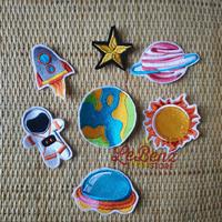 Gambar Patch Bordir Jahit Space dari LeBenz Store Kota Surabaya 1 Tokopedia