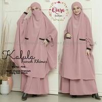 Gambar Kalula french khimar terbaru setelan busana muslim cadar hitam dari Wirawan Asli Kab. Sukoharjo 3 Tokopedia