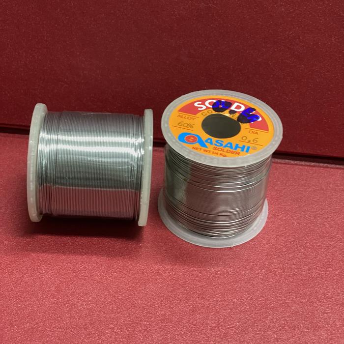 Gambar timah solder asahi 0.6mm 60/40 1/4 Kg dari KCN Elektronik Kota Administrasi Jakarta Barat Tokopedia