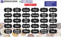Gambar STIKER BUMBU DAPUR WATERPROOF, STIKER NAMA KEPEMILIKAN BARANG ANTI AIR dari mutiara jaya printing Kab. Bekasi 3 Tokopedia