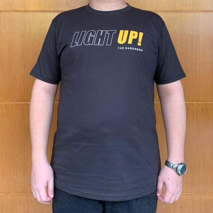 Gambar Kaos Big Size Light Up dari Upsize Clothing Kota Administrasi Jakarta Barat Tokopedia