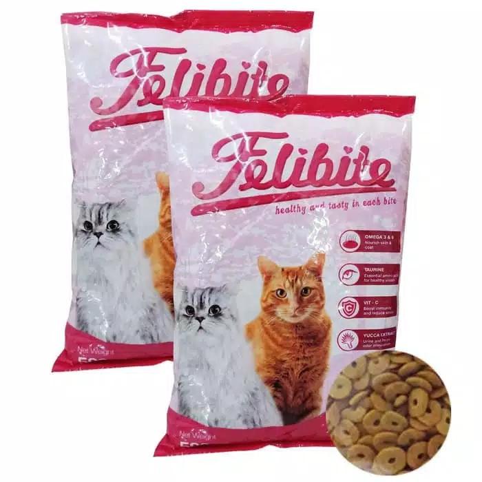 Gambar Makanan Kucing Felibite 500gr dari Indrii255 Kab. Kuningan Tokopedia