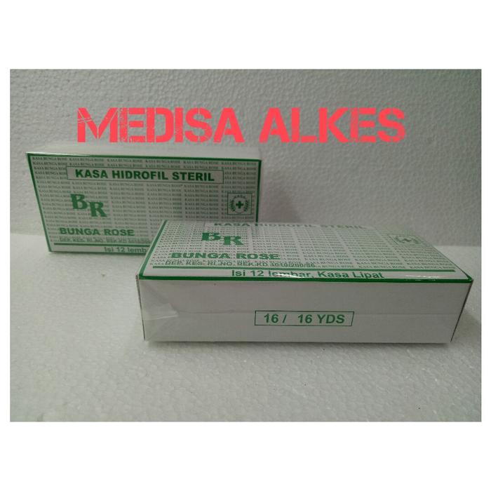 Gambar kasa steril / kasa kotak / kasa hidrofil steril ecer isi 12 dari Medisa Alkes Kota Administrasi Jakarta Pusat Tokopedia