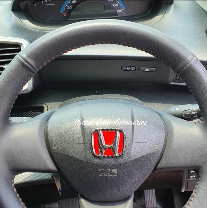 Gambar EMBLEM STIR RED HONDA CARBON ASLI CARBON KEVLAR BY CHARIS AUTO ACC dari Charis Auto Accesories Kota Administrasi Jakarta Utara Tokopedia