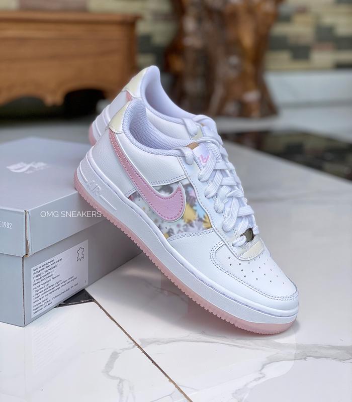 Gambar Air Force 1 Lv8 Floral Light Arctic GS dari OMGSneakers Kota Administrasi Jakarta Barat Tokopedia
