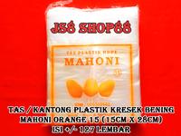 Gambar (ECERAN) TAS / KANTONG PLASTIK KRESEK BENING MAHONI ORANGE 15 dari JS8 SHOP88 Kota Administrasi Jakarta Barat 1 Tokopedia