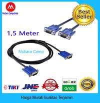 Gambar KABEL VGA MONITOR MALE TO MALE VGA KOMPUTER LAPTOP KONEKTOR UK 1.5 M dari Mutiara Computindo Kab. Bekasi 3 Tokopedia