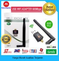 Gambar USB WIFI 600Mbps Plus ANTENA Wireless Adaptor 802.IIN FULL SPEED dari Mutiara Computindo Kab. Bekasi 1 Tokopedia