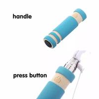 Gambar TONGSIS MINI KABEL TONGKAT SELFIE FULL WARNA MINI LIPAT PLUS KABEL dari demarshop.crb Kota Cirebon 5 Tokopedia