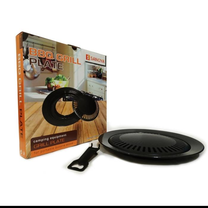 Gambar Sanoya BBQ Grill Plate Wajan Panggangan Daging Bulat Bukan Maxim dari Cahaya Surya Surabaya Kota Surabaya Tokopedia