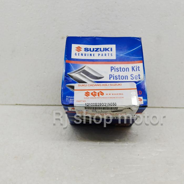 Gambar Piston set 50 Shogun125NR 12100B28G31N050 dari RJ shop motor Kota Tangerang Selatan Tokopedia