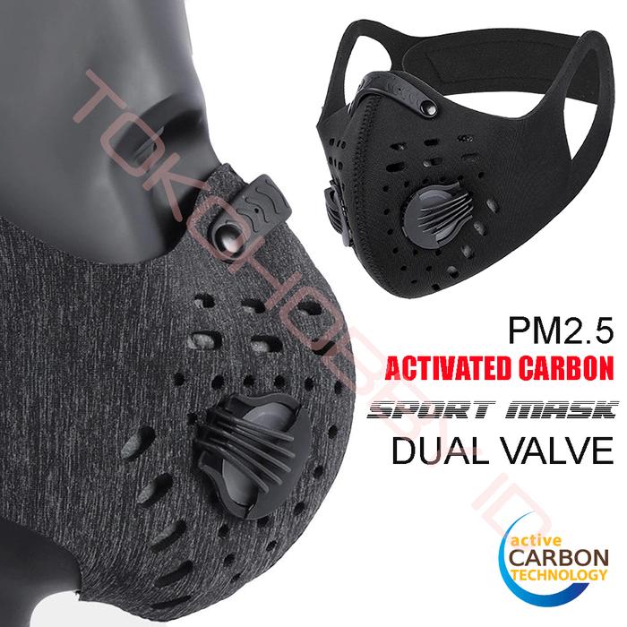 Gambar Masker Sport Sepeda Lari Jogging Motor Karbon Aktif Anti Virus KN95 dari TOKOHOBBY.ID Kota Cimahi Tokopedia