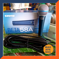Gambar Mic Karaoke/Mic Masjid Shure Beta 58A dari mauapabos Kab. Sidoarjo 2 Tokopedia